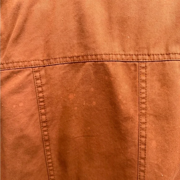 RVCA Women's Orange Military like Jacket. Pre-Loved. - Picture 5 of 10